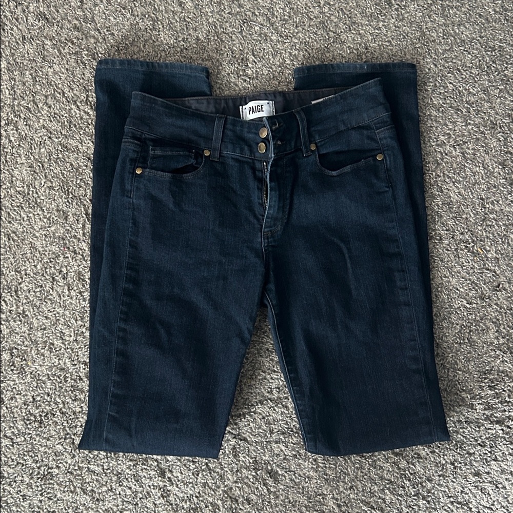 🌟LIKE NEW PAIGE Dark Jeans